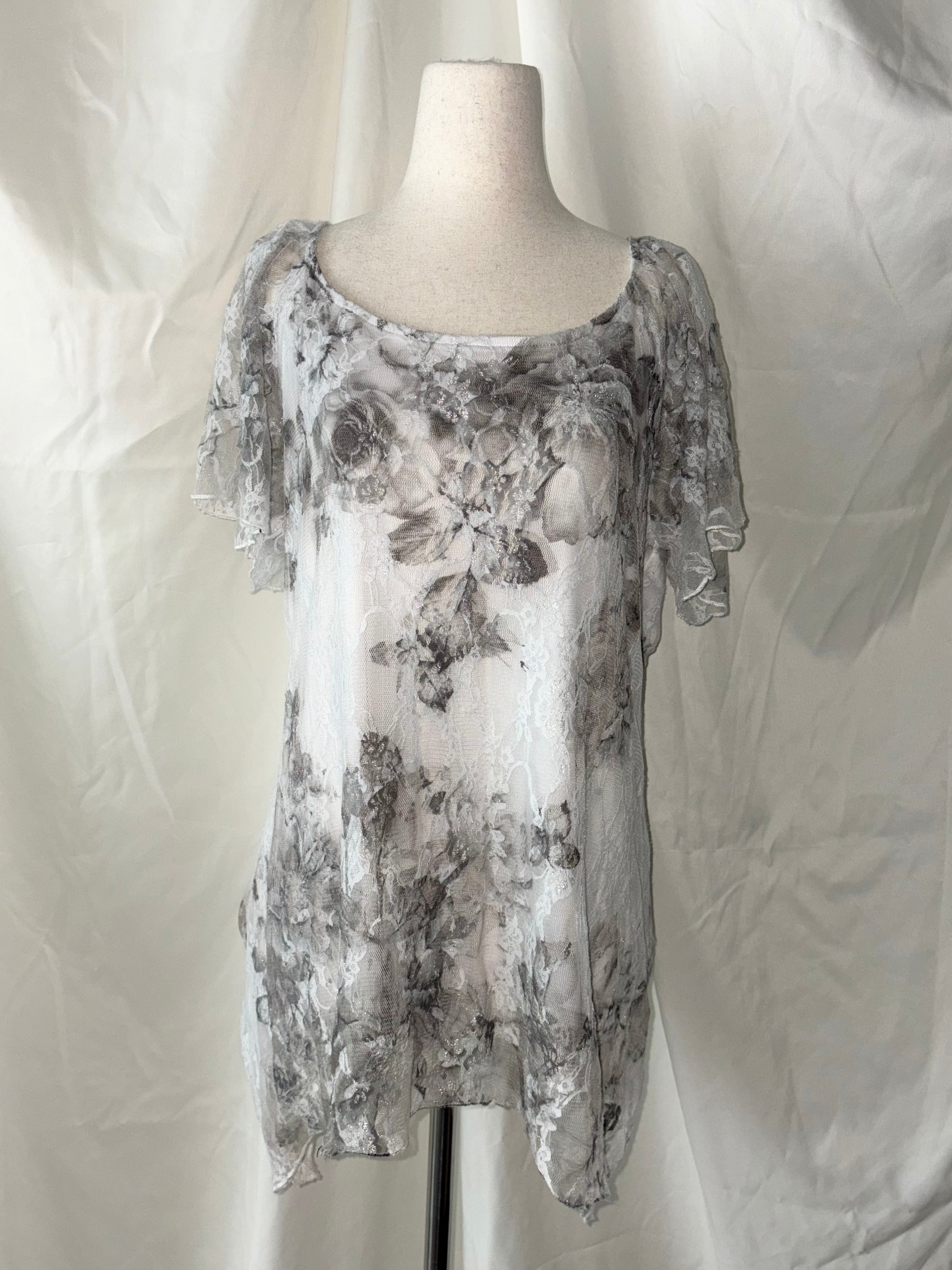 Vintage lace babydoll top