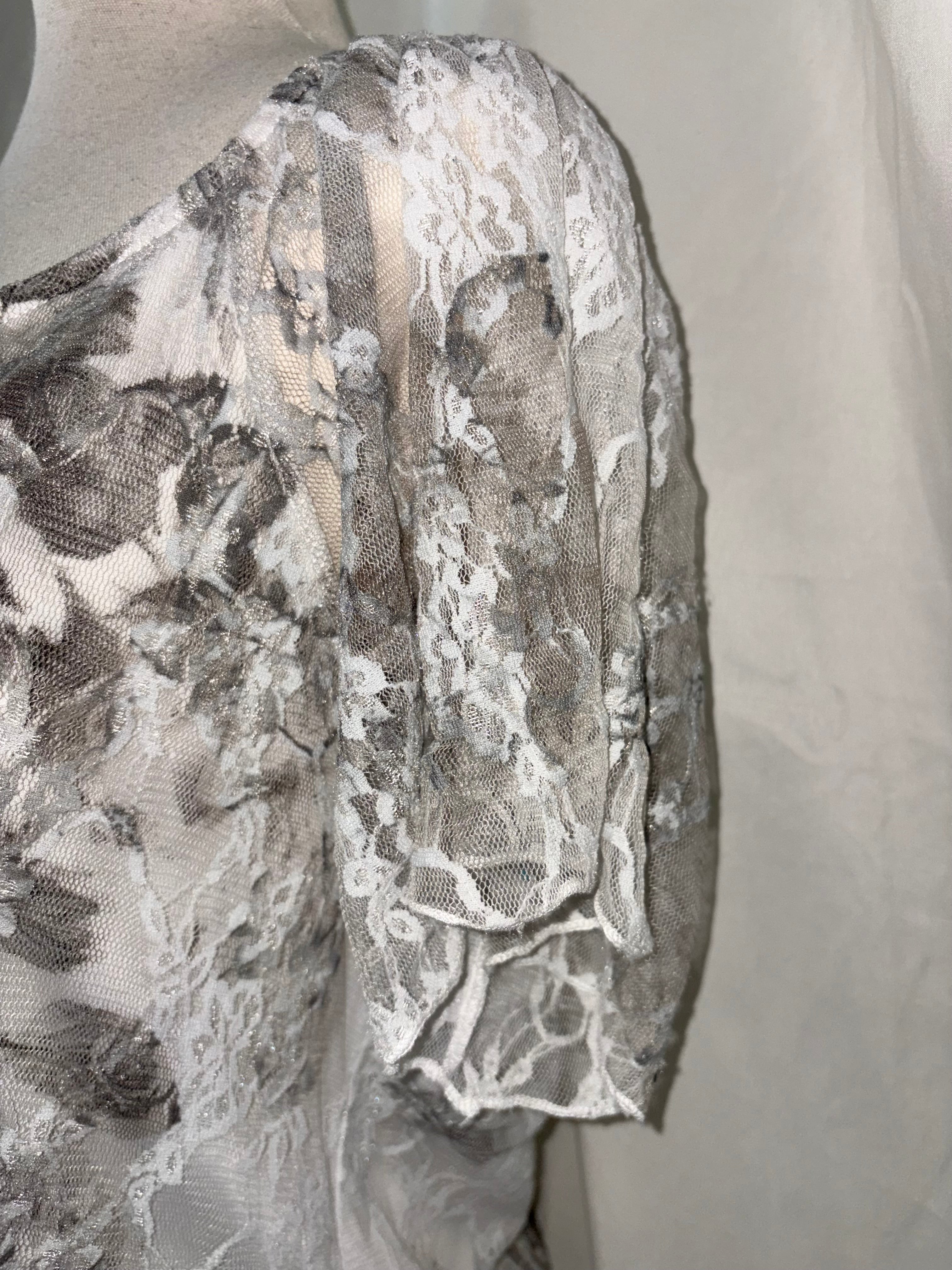 Vintage lace babydoll top