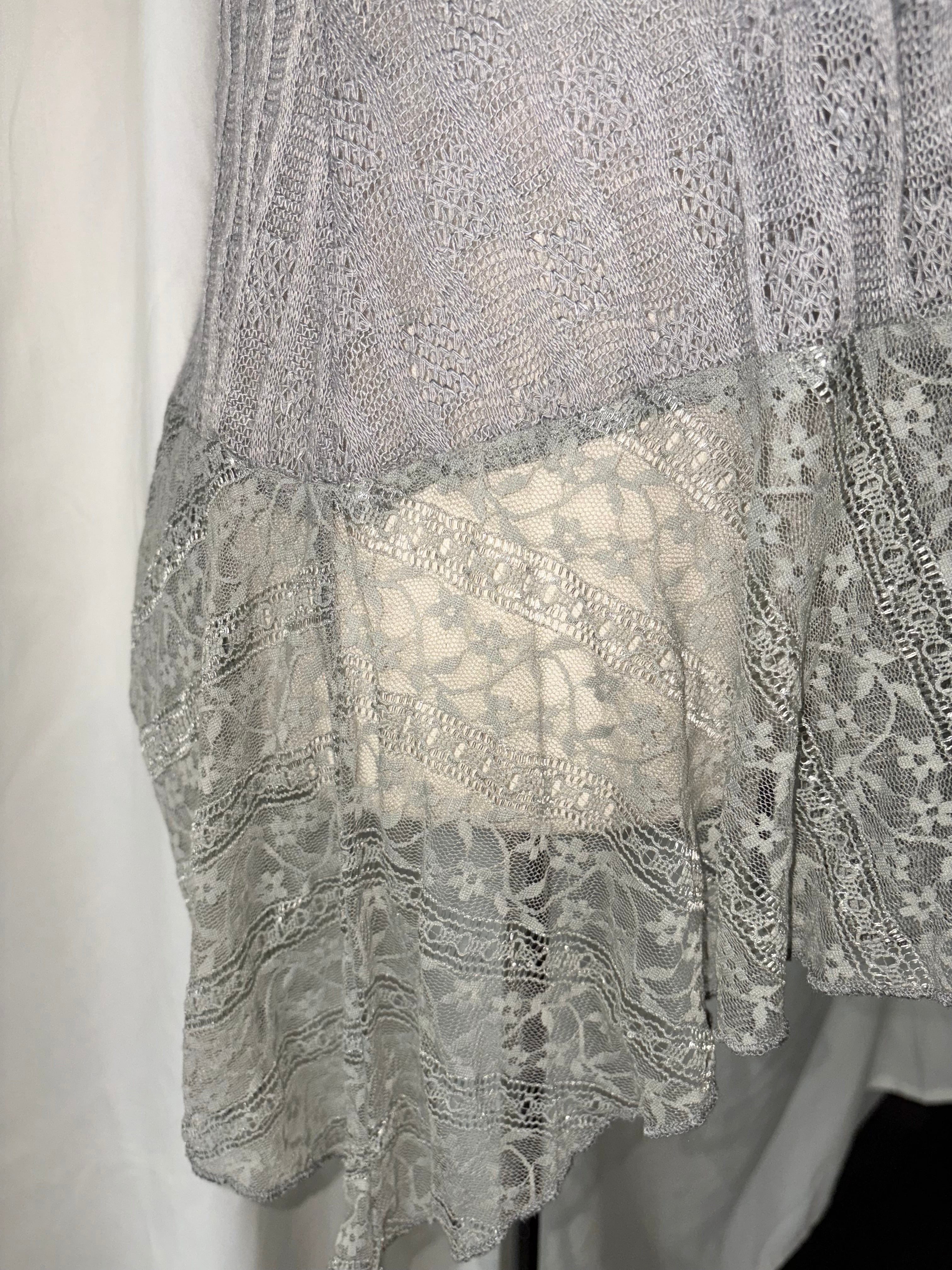 Vintage lace floral top