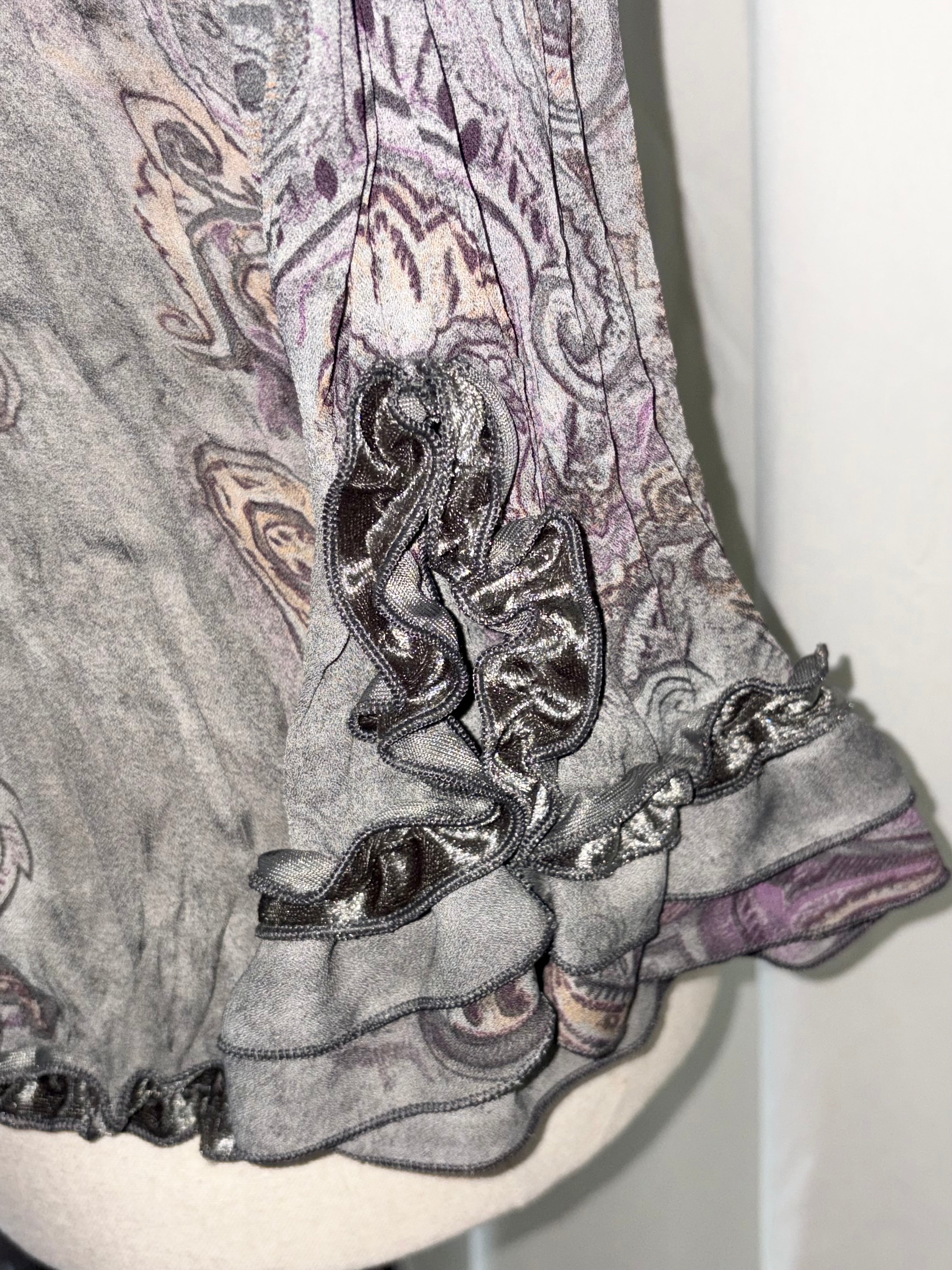 Whimsigoth ruffle cardigan