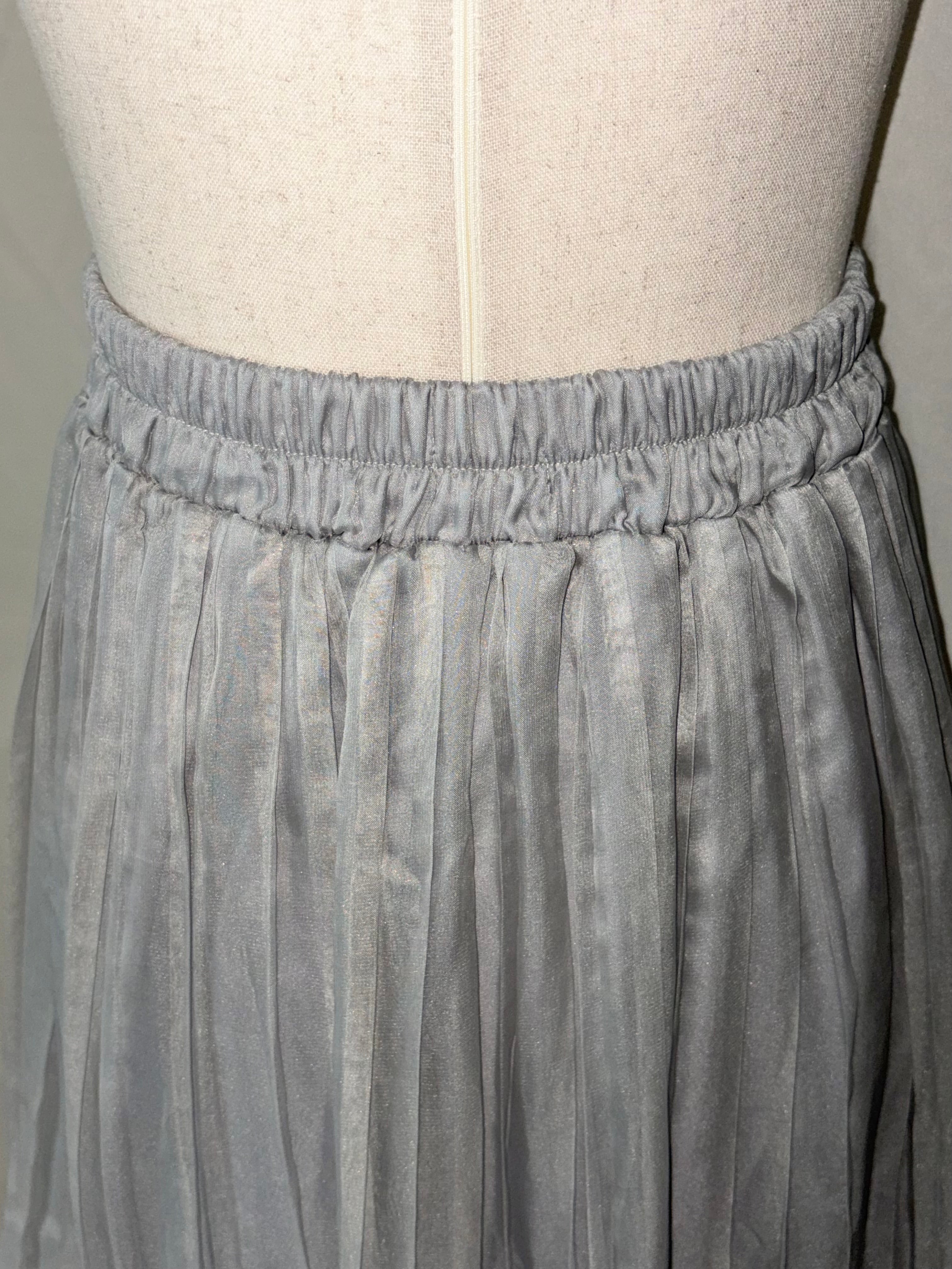 Baby blue lace skirt